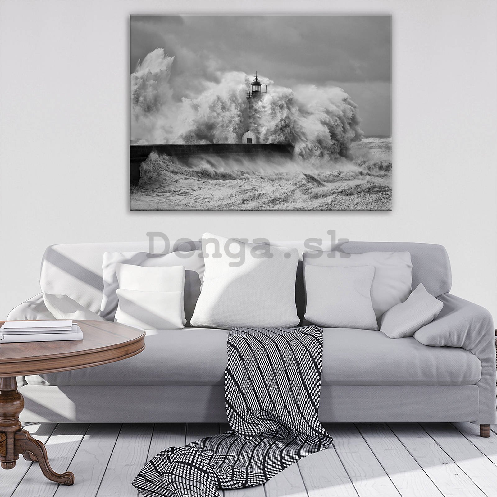 Obraz na plátne: Prívalová vlna (1) - 100x75 cm