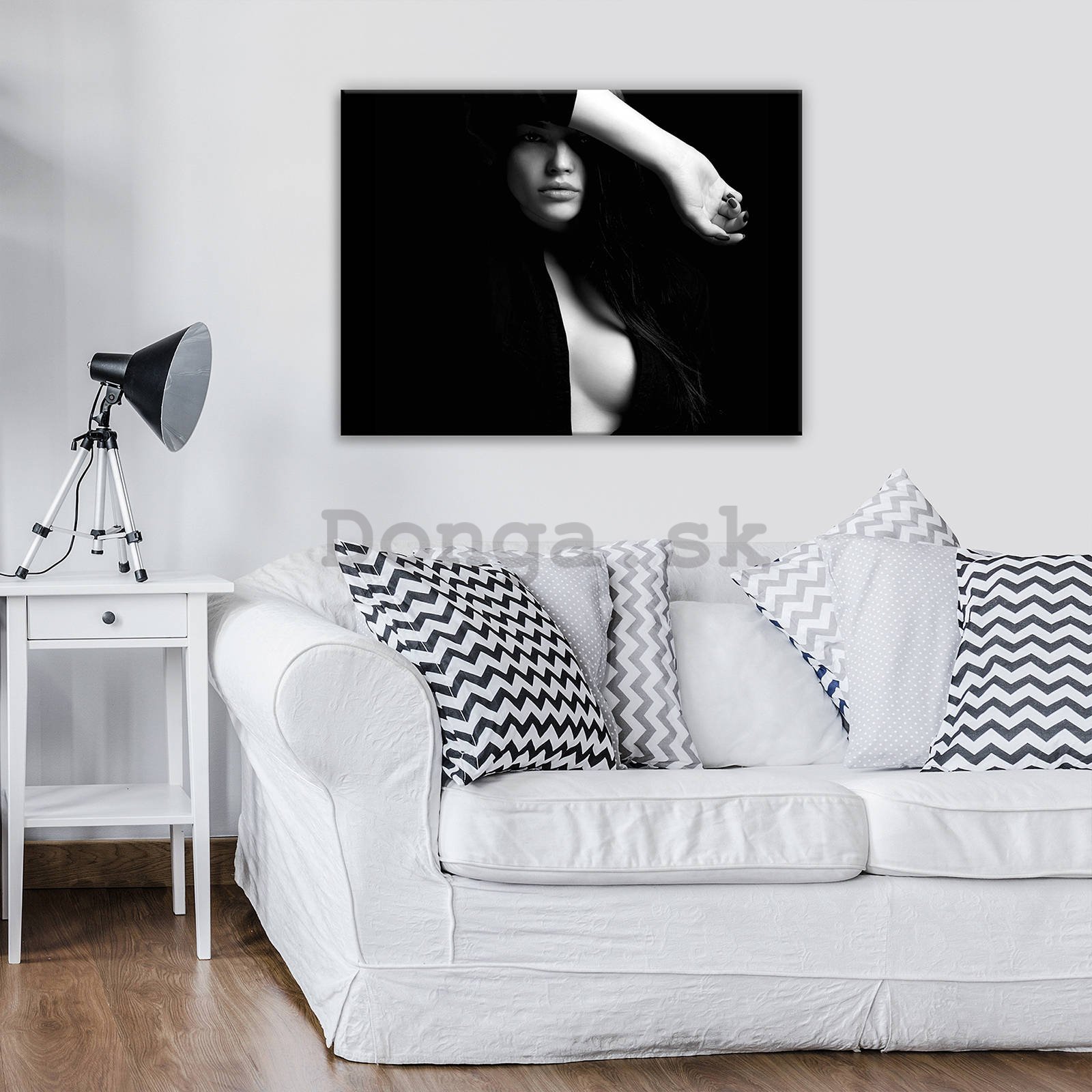 Obraz na plátne: Tajomná žena (3) - 80x60 cm