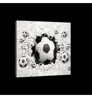 Obraz na plátne: Futbalová explózia - 80x60 cm