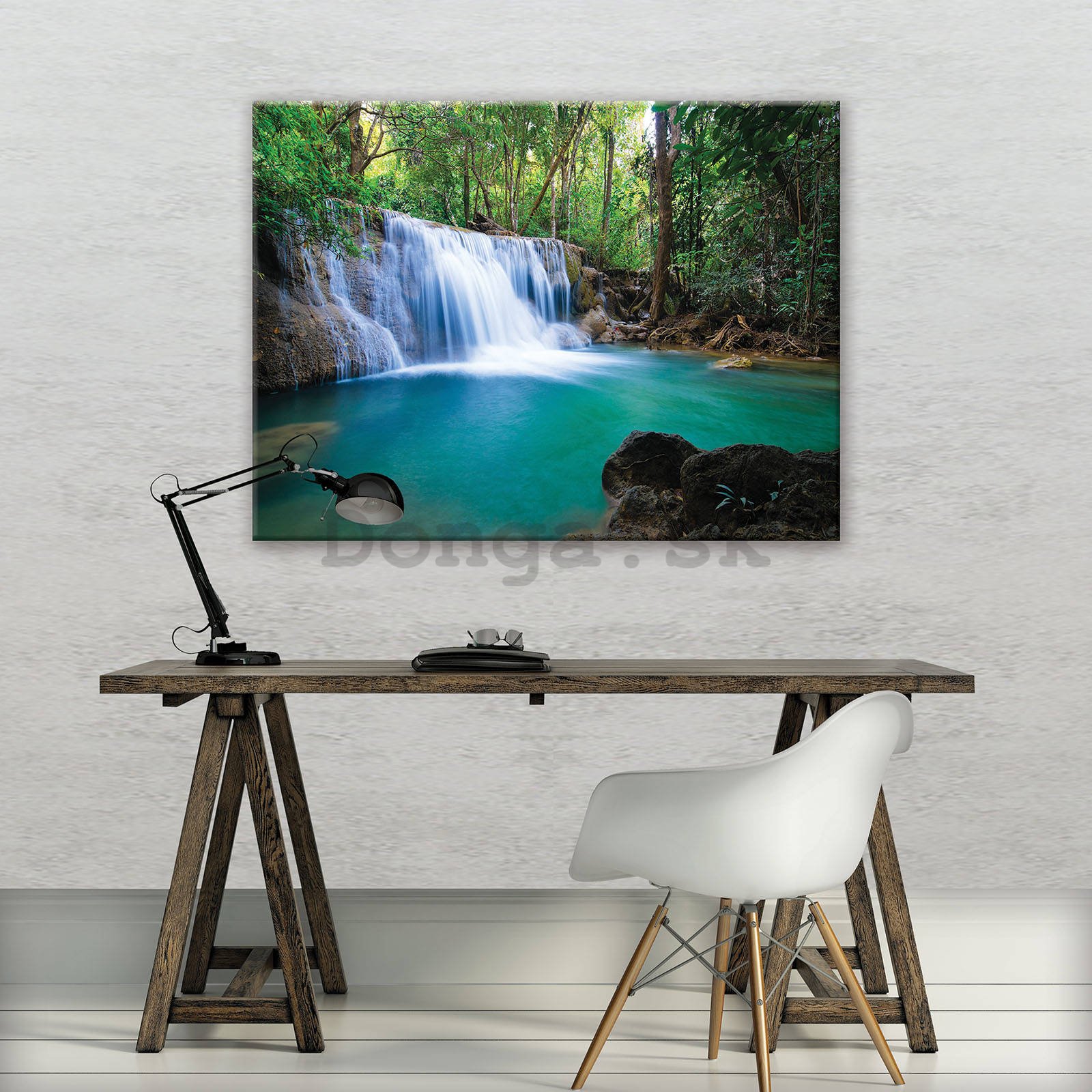 Obraz na plátne: Vodopád (4) - 100x75 cm