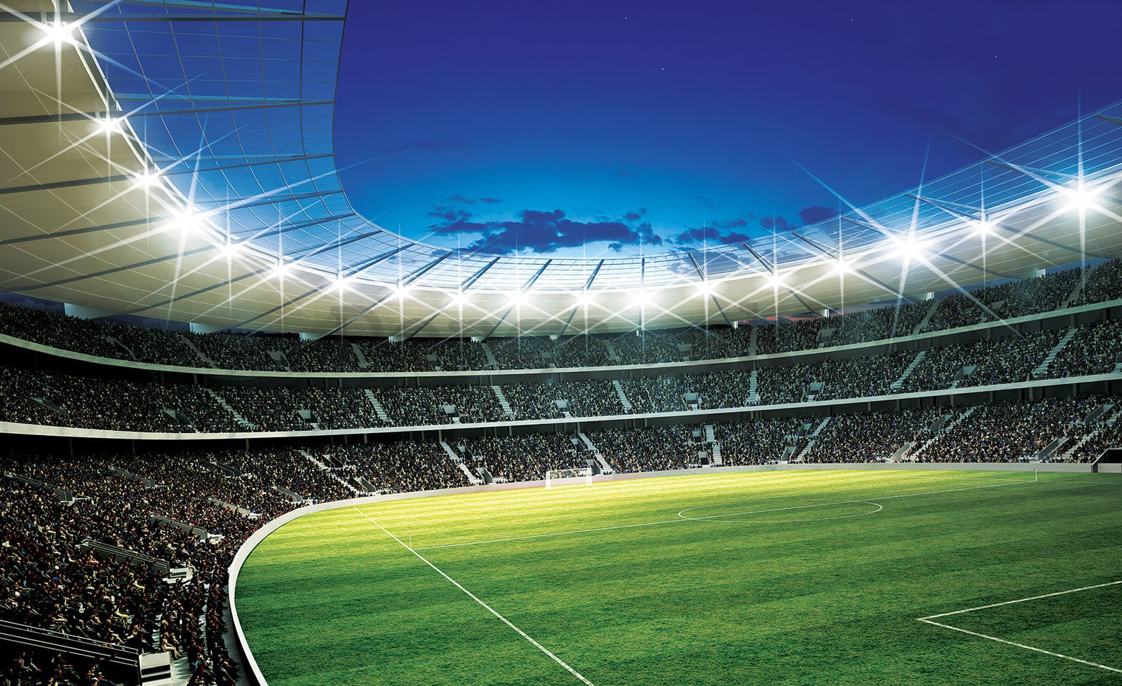 Fototapeta vliesová: Futbalový Štadión (1) - 208x146 cm