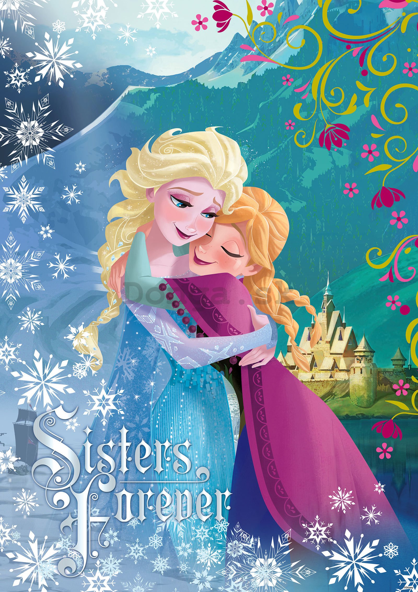 Fototapeta vliesová: Anna a Elsa (Frozen) - 70,5x104 cm