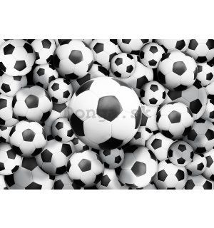 Fototapeta vliesová: Futbalové lopty (2) - 104x70,5 cm