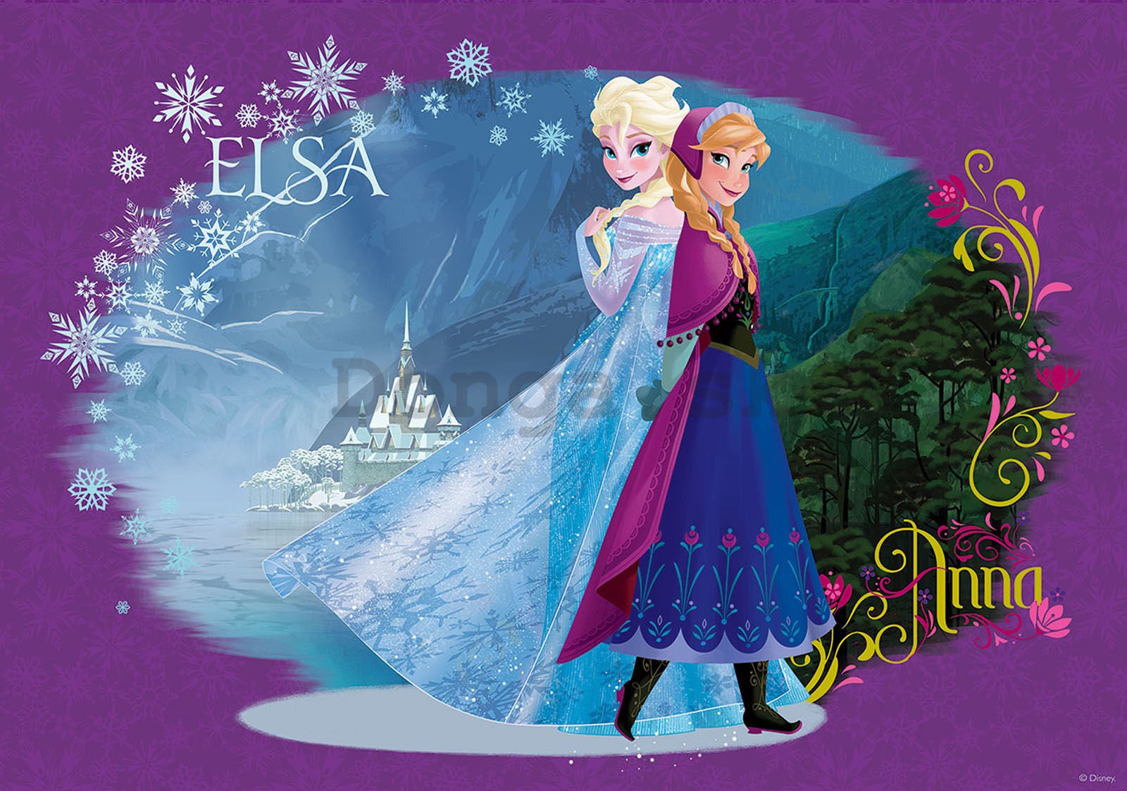 Fototapeta vliesová: Frozen (Elsa nebo Anna) - 104x70,5 cm