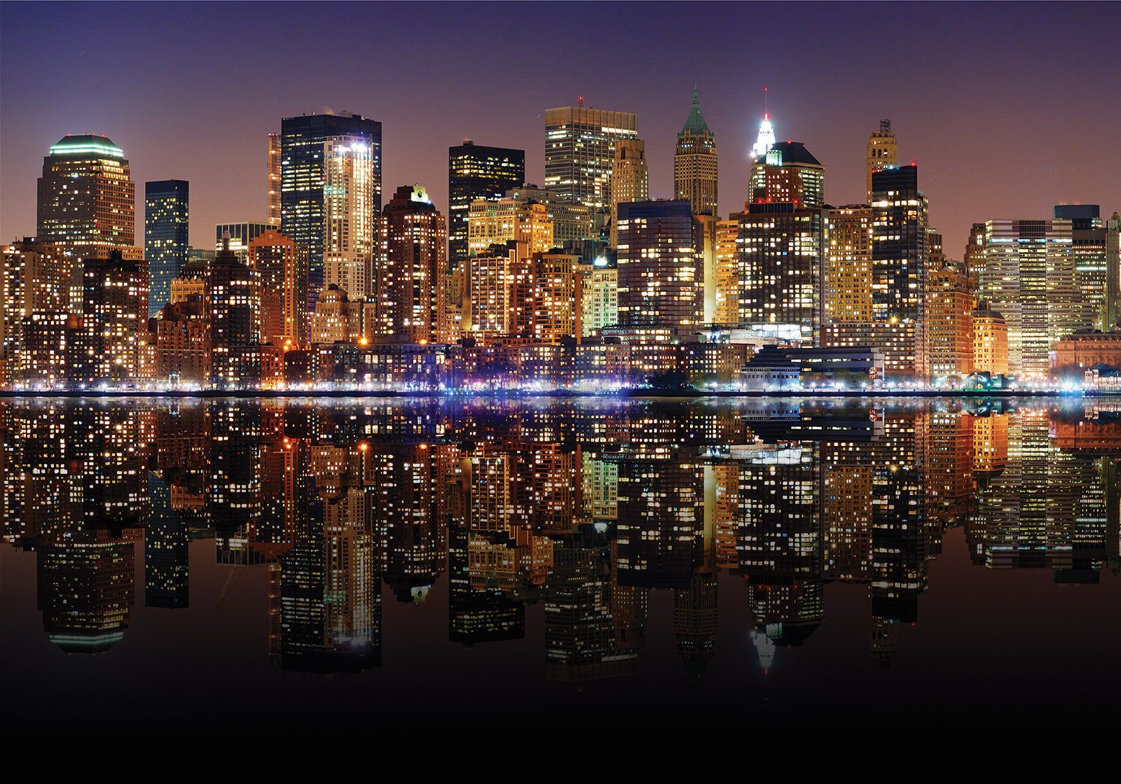 Fototapeta vliesová: Odrazy Manhattanu - 350x245 cm
