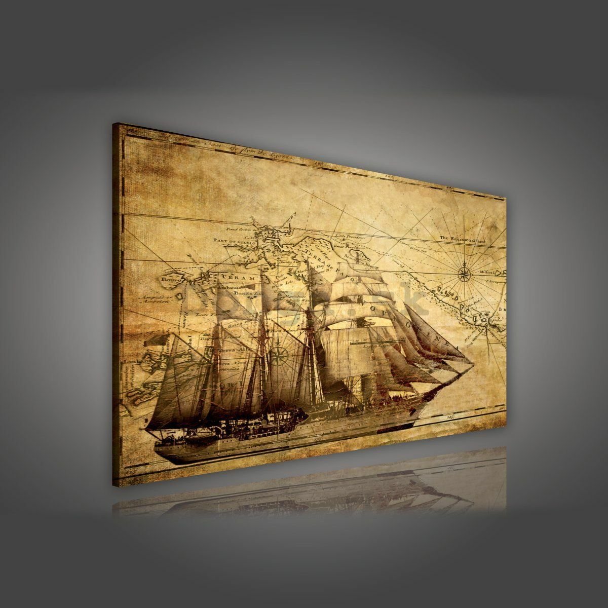 Obraz na plátne: Loď (1) - 80x60 cm