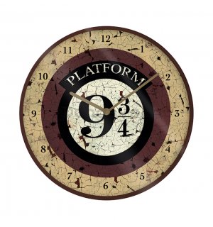 Nástenné hodiny - Harry Potter (Platform 9 3/4)