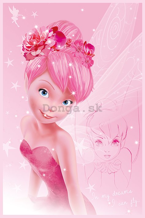 Plagát - Disney Princezny (Tink Pink)