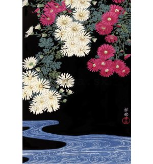 Plagát - Ohara Koson, Chrysanthemum And Running Water