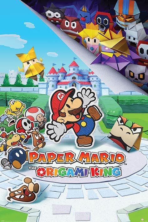 Plagát - Paper Mario (The Origami King)