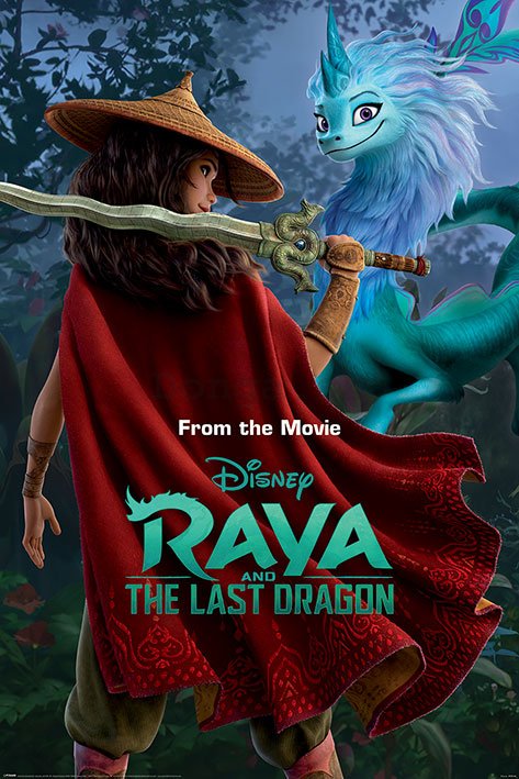 Plagát - Raya And The Last Dragon (Warrior In The Wild)