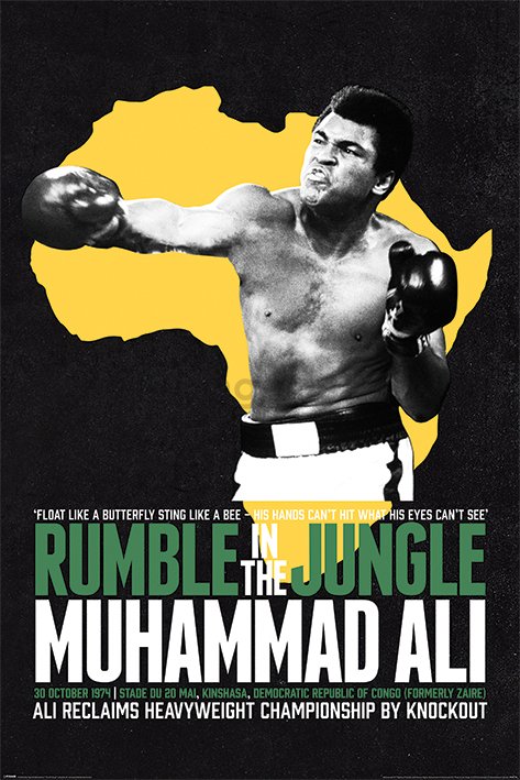 Plagát - Muhammad Ali (Rumble In The Jungle)