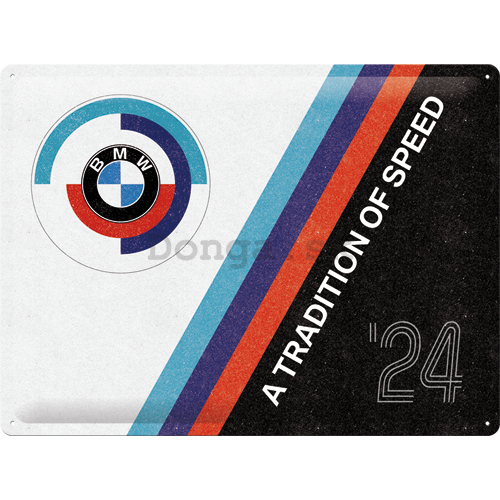 Plechová ceduľa: BMW Motorsport (Tradition Of Speed) - 40x30 cm