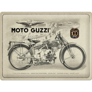 Plechová ceduľa:Moto Guzzi 100 Years Anniversary (Special Edition) - 40x30 cm
