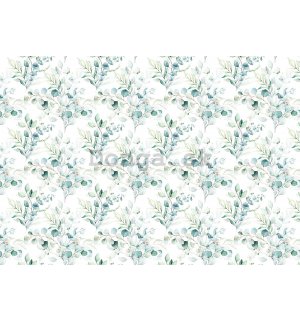 Fototapeta vliesová: Květinová textura - 254x184 cm