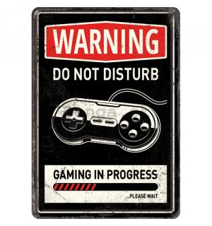 Plechová pohľadnice - Gaming in Progress