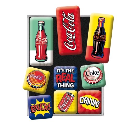 Sada magnetov - Coca-Cola Pop Art