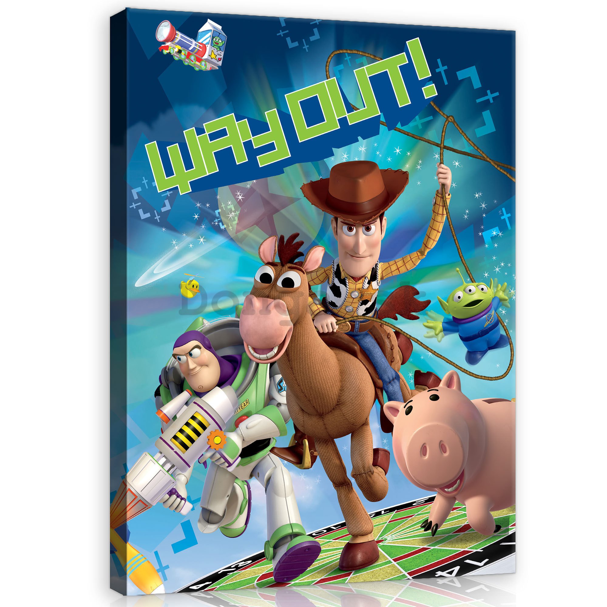 Obraz na plátne: Toy Story (Way Out!) - 75x100 cm