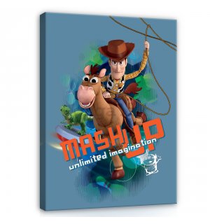 Obraz na plátne: Toy Story (Mash Up) - 75x100 cm