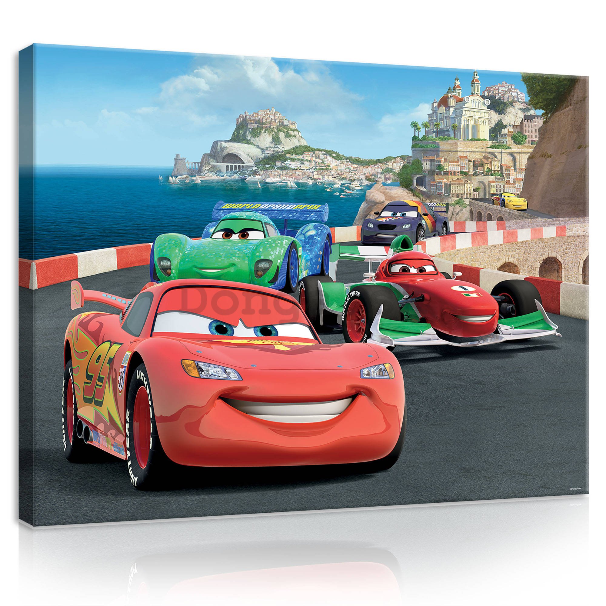 Obraz na plátne: Cars II (race) - 100x75 cm