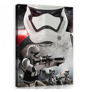 Obraz na plátne: Star Wars Stormtrooper (First Order) - 100x75 cm