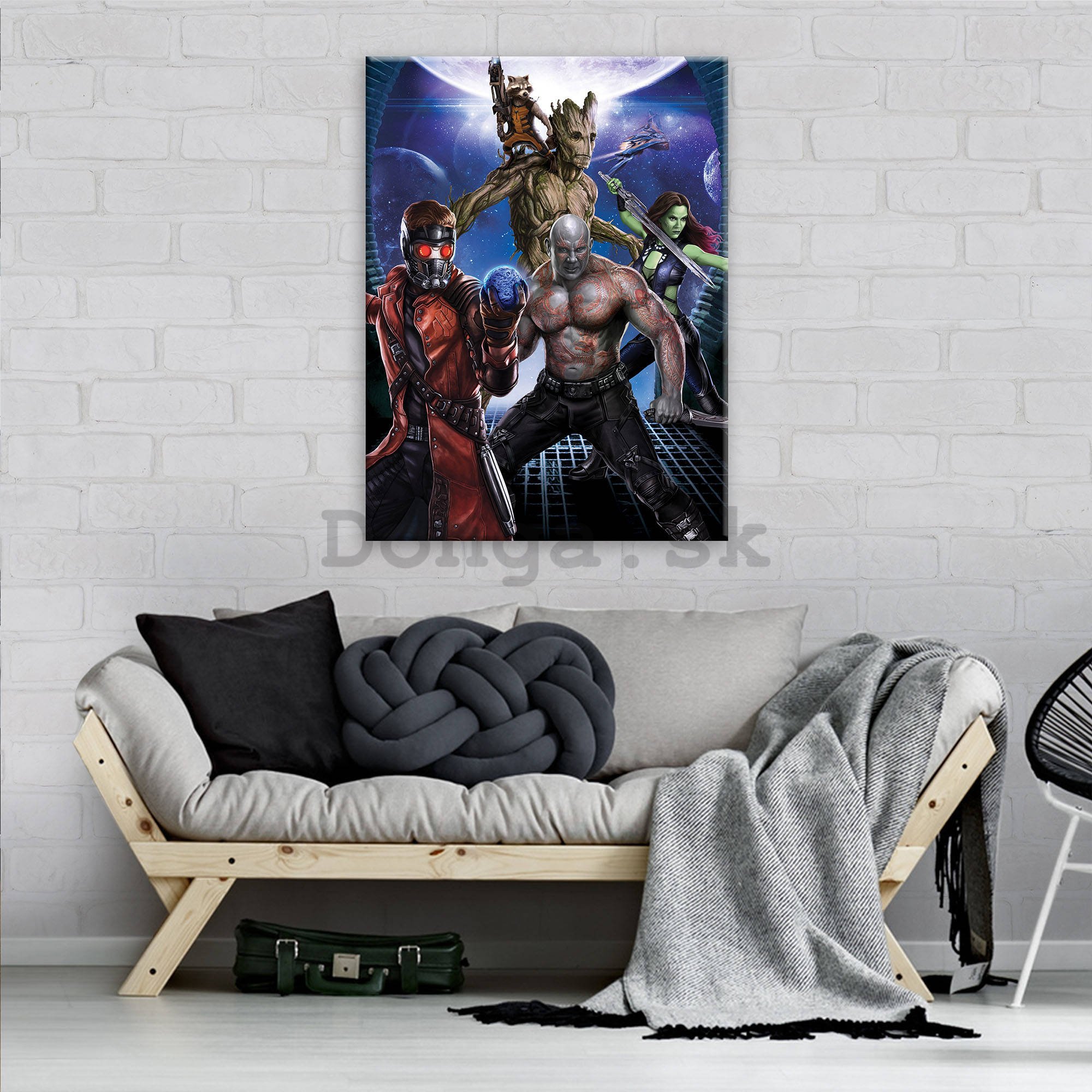 Obraz na plátne: Guardians of The Galaxy Team (2) - 75x100 cm