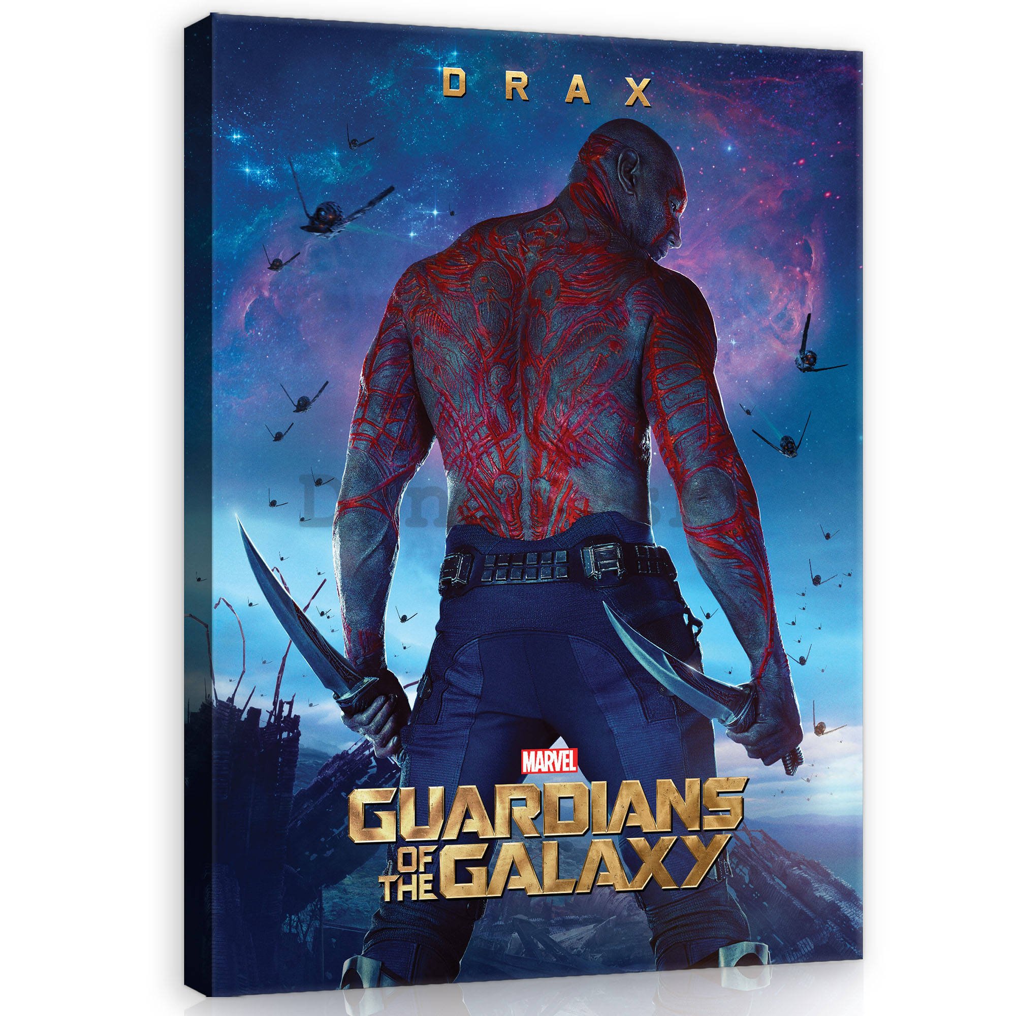 Obraz na plátne: Guardians of The Galaxy Drax - 75x100 cm