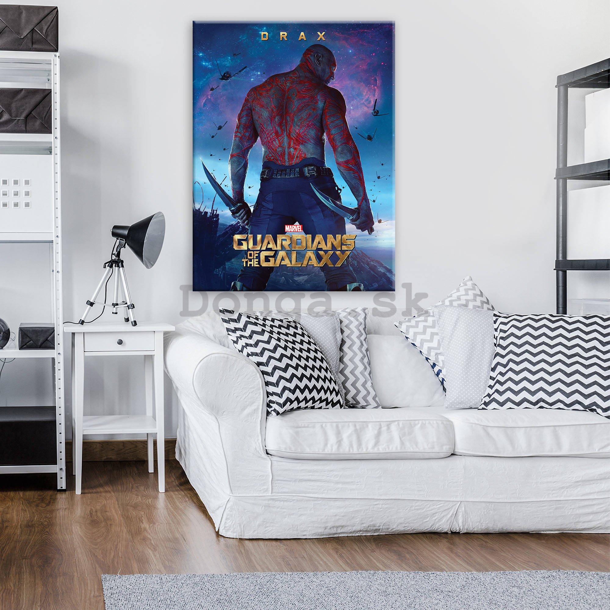 Obraz na plátne: Guardians of The Galaxy Drax - 75x100 cm