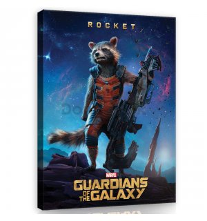 Obraz na plátne: Guardians of The Galaxy Rocket - 75x100 cm