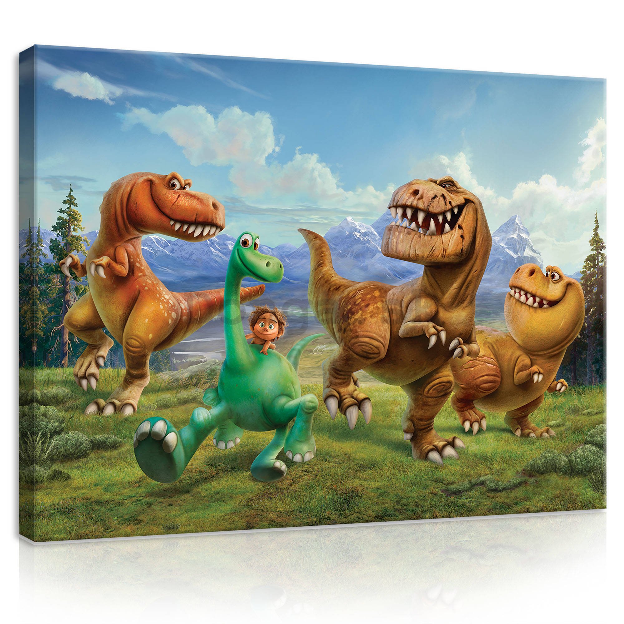 Obraz na plátne: Hodný dinosaur - 100x75 cm