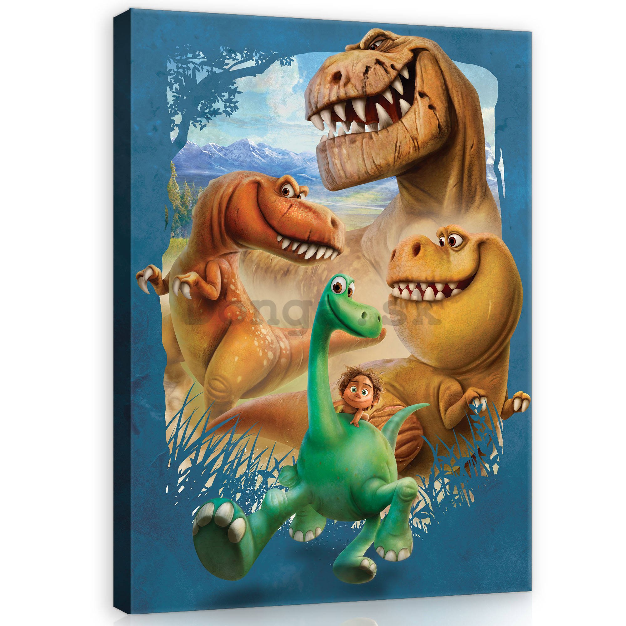 Obraz na plátne: Hodný dinosaur (3) - 75x100 cm
