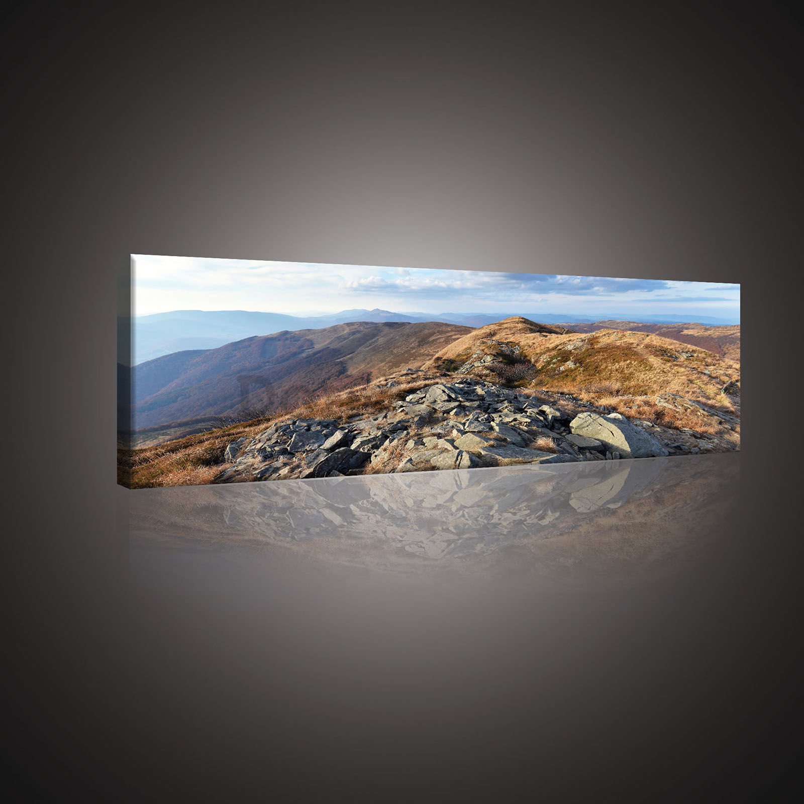 Obraz na plátne: Horský výhľad - 145x45 cm