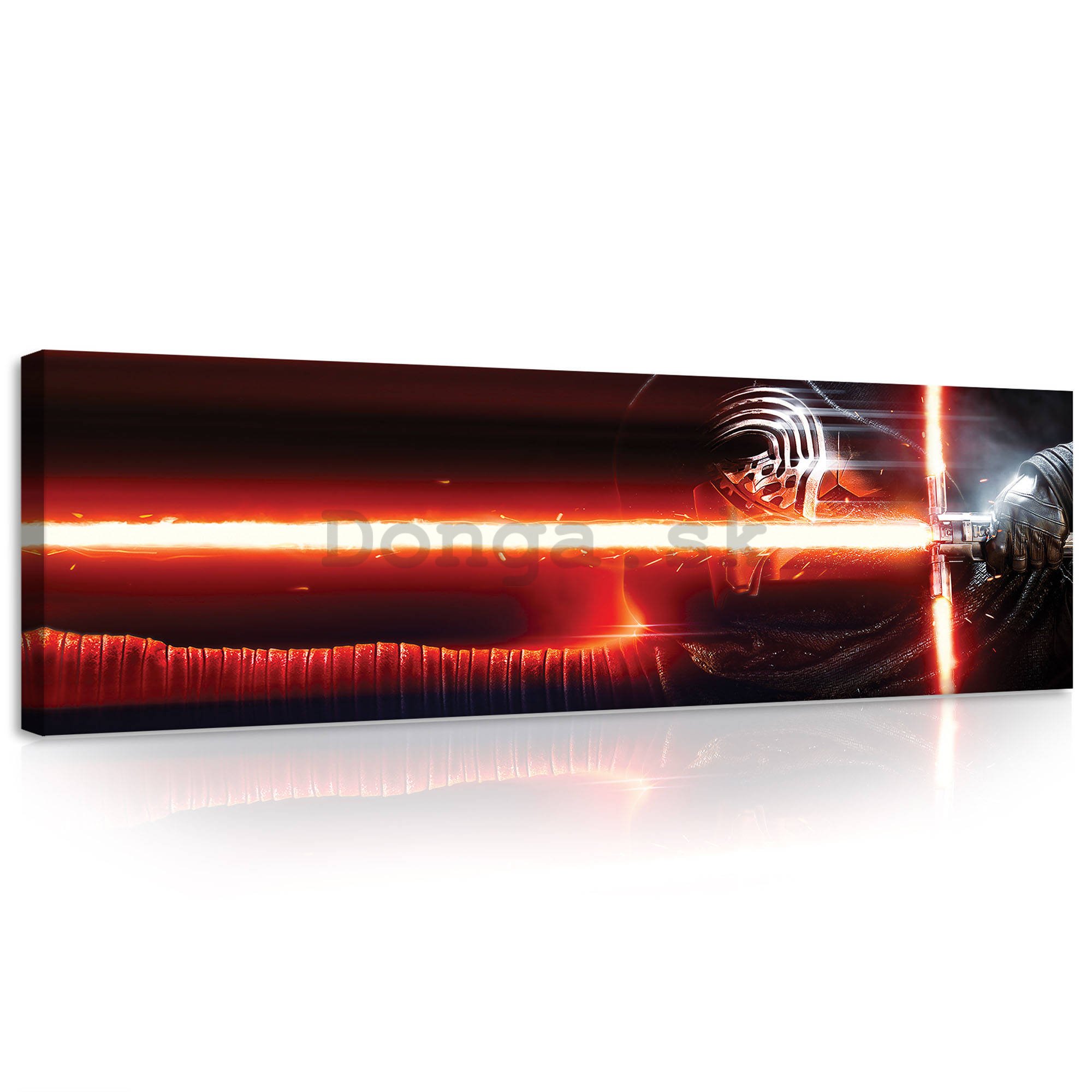 Obraz na plátne: Star Wars Kylo Ren Battle Stance - 145x45 cm