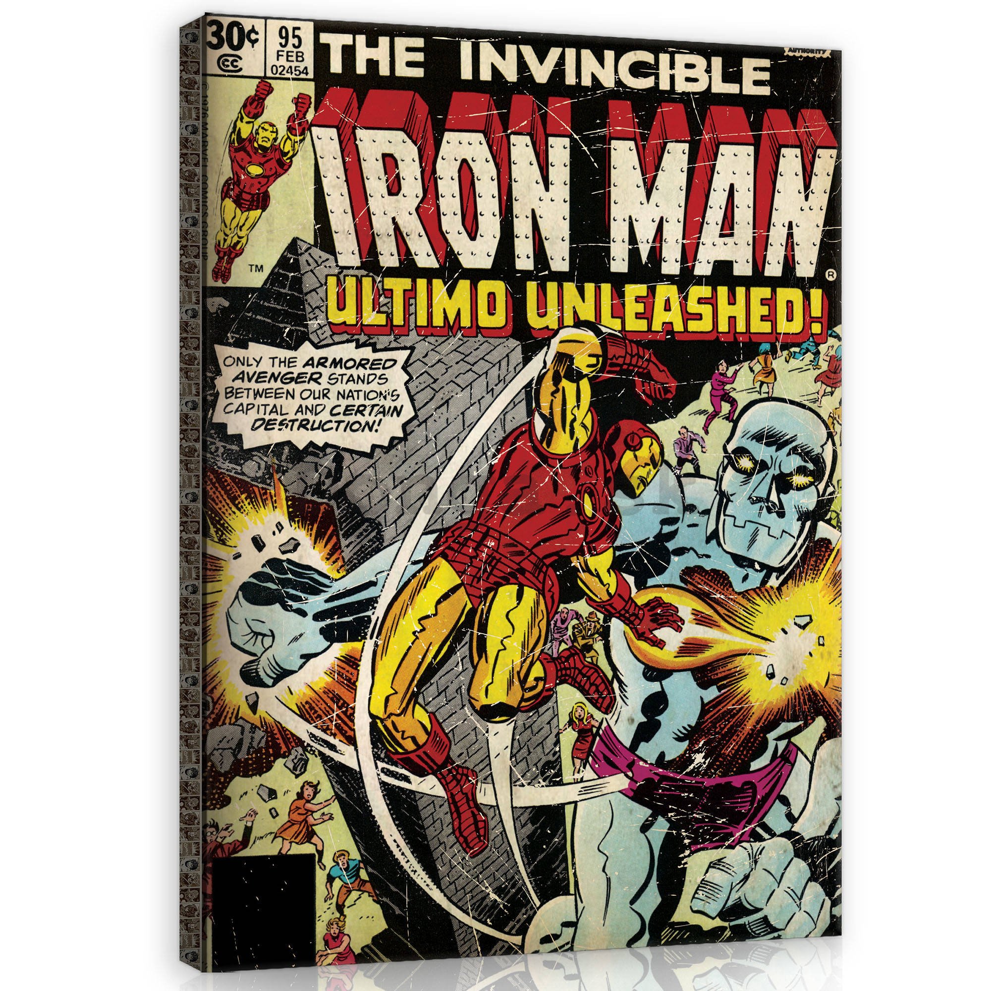 Obraz na plátne: Iron Man (comics) - 80x60 cm