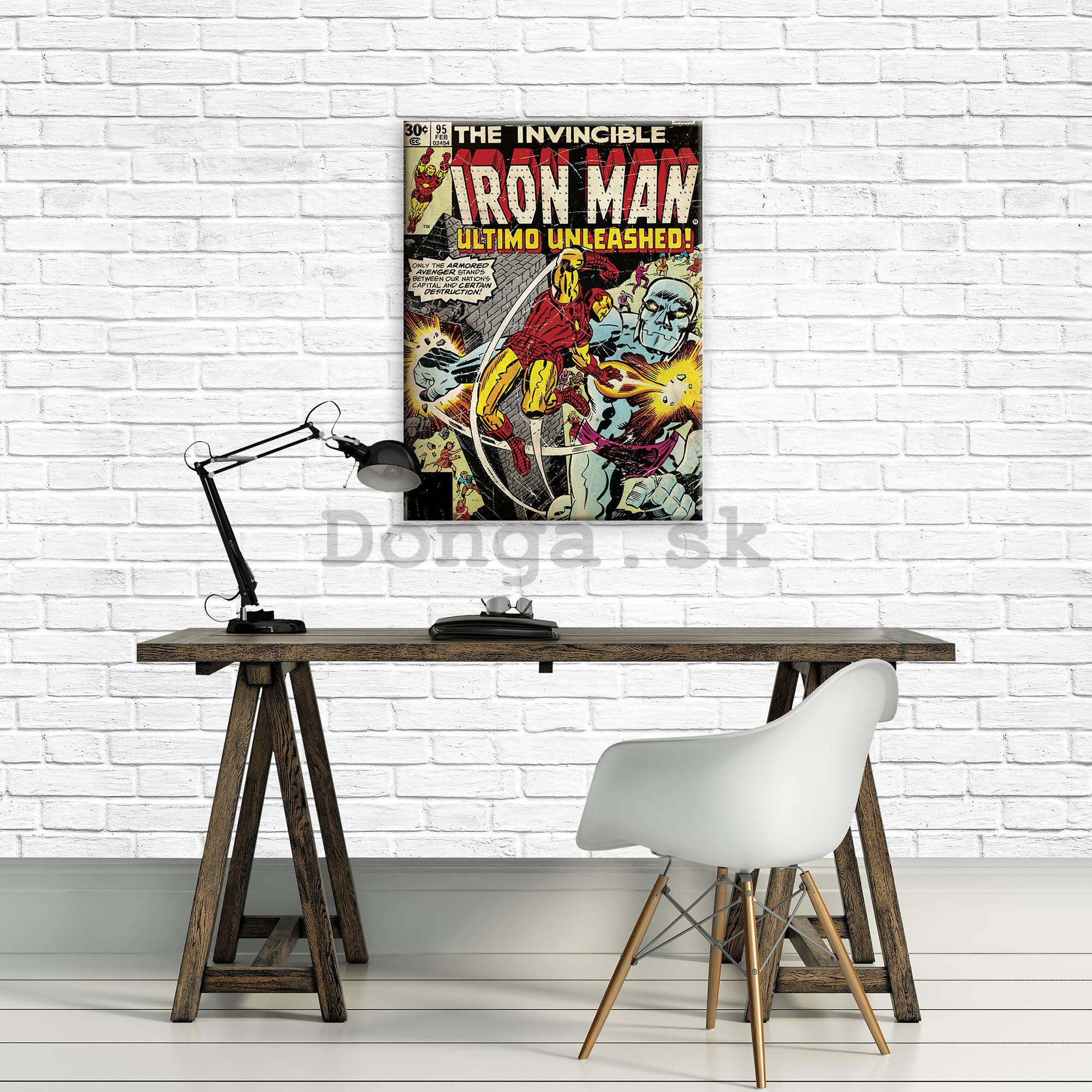 Obraz na plátne: Iron Man (comics) - 80x60 cm