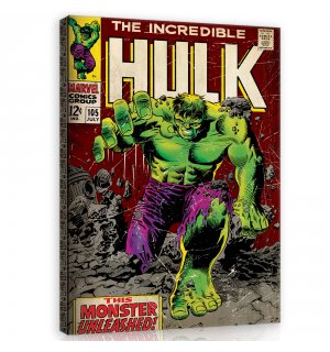 Obraz na plátne: The Incredible Hulk (This Monster Unleashed!) - 80x60 cm