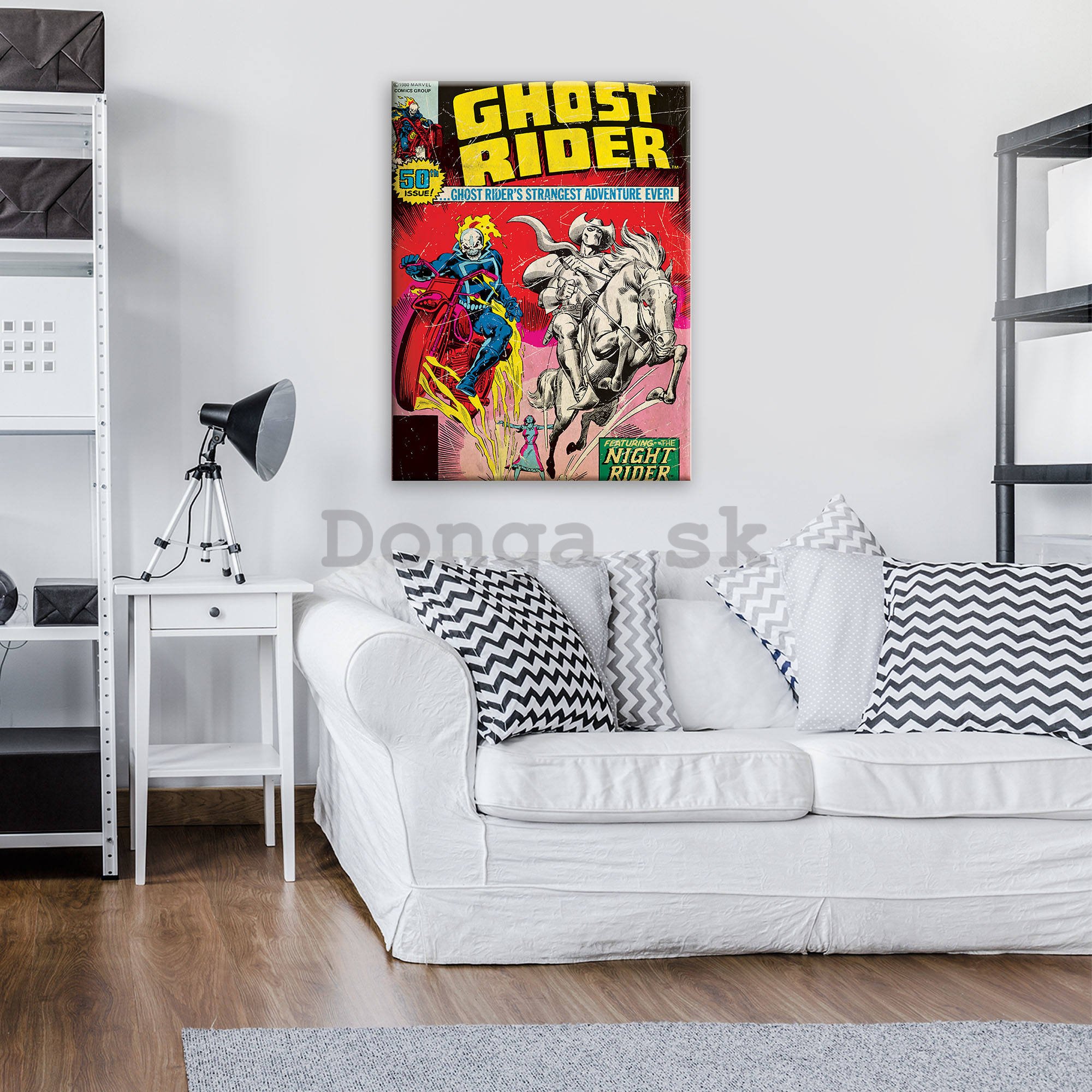 Obraz na plátne: Ghost Rider (comics) - 60x80 cm