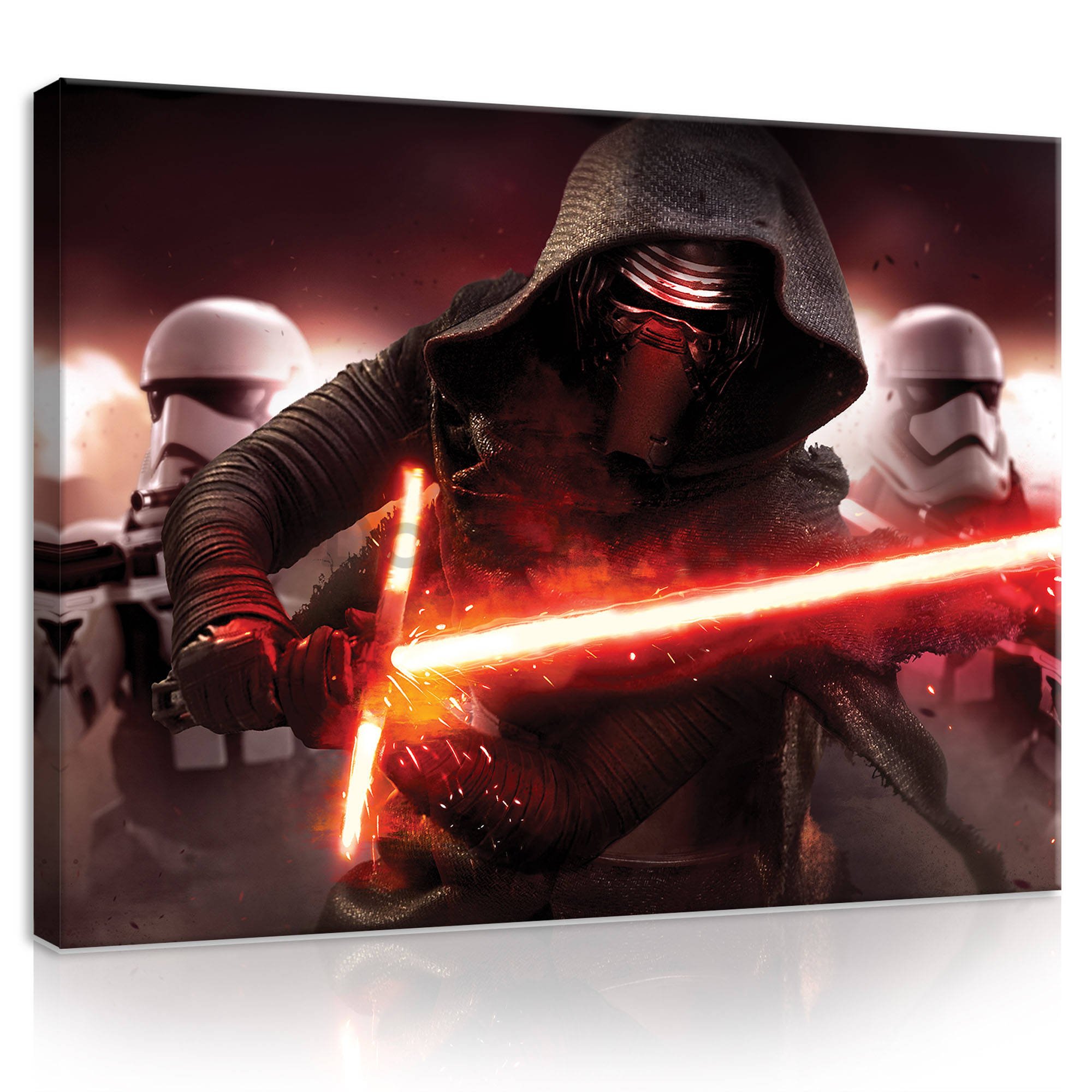 Obraz na plátne: Star Wars Kylo Ren's Lightsaber - 80x60 cm