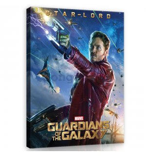 Obraz na plátne: Guardians of The Galaxy Star-Lord - 60x80 cm
