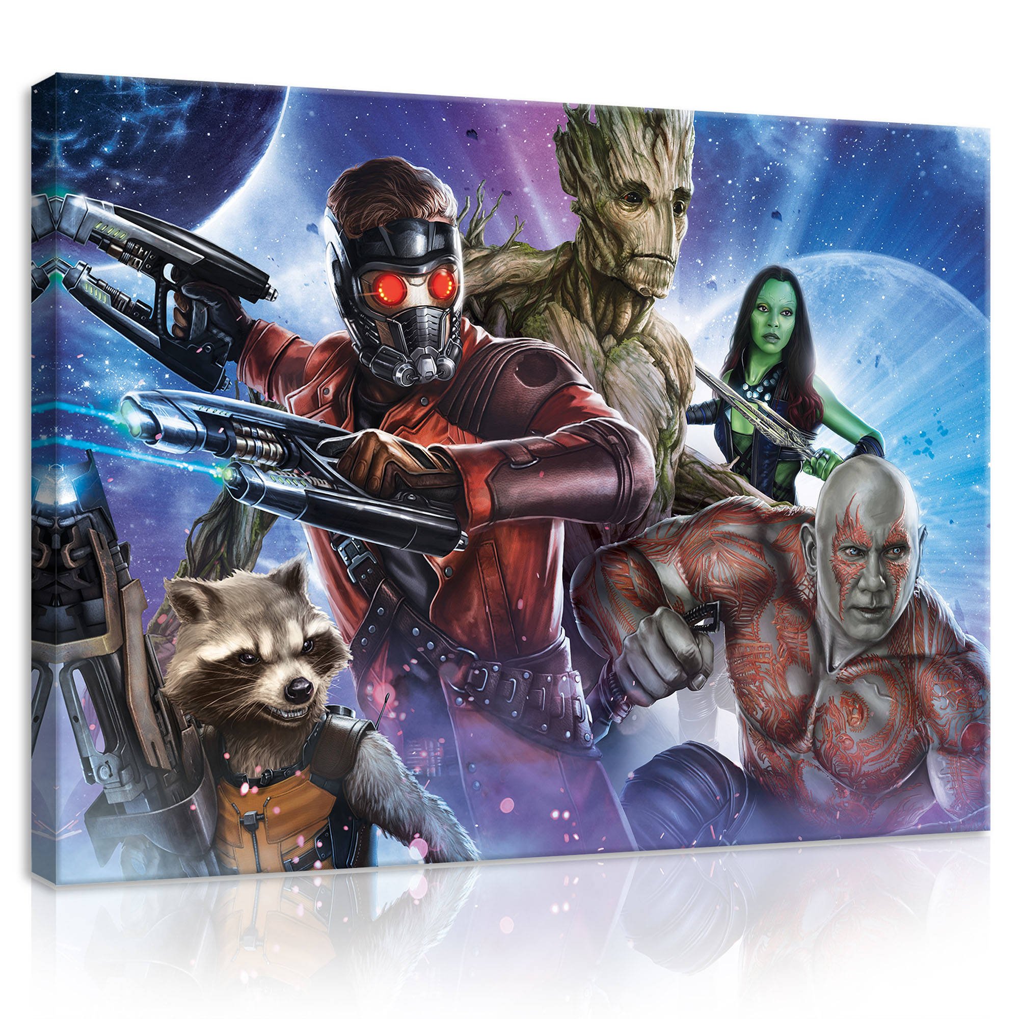 Obraz na plátne: Guardians of The Galaxy Team (1) - 80x60 cm