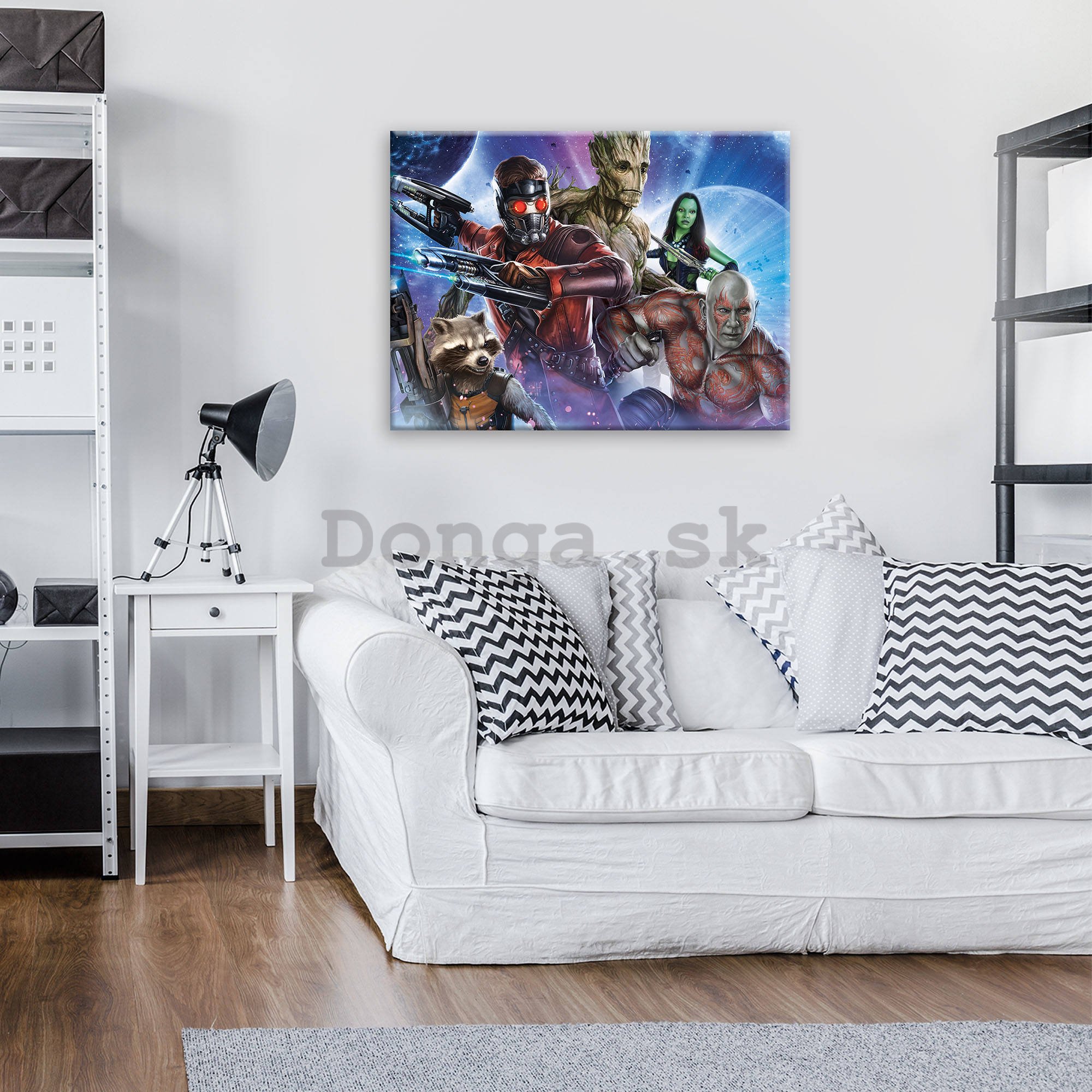 Obraz na plátne: Guardians of The Galaxy Team (1) - 80x60 cm