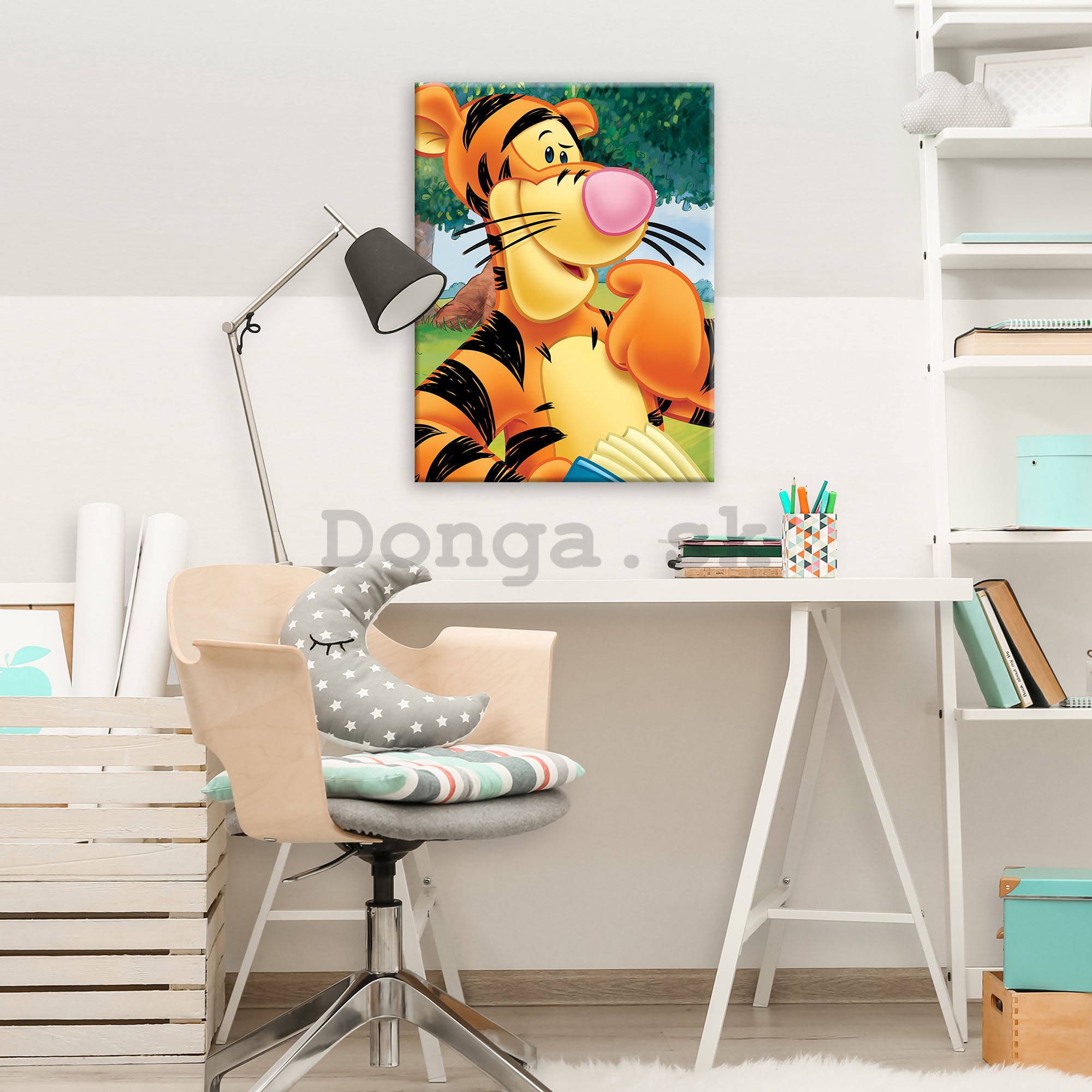 Obraz na plátne: Medvedík Pú (Tiger) - 60x80 cm