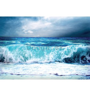 Fototapeta vliesová: Vlny na pláži - 400x280 cm