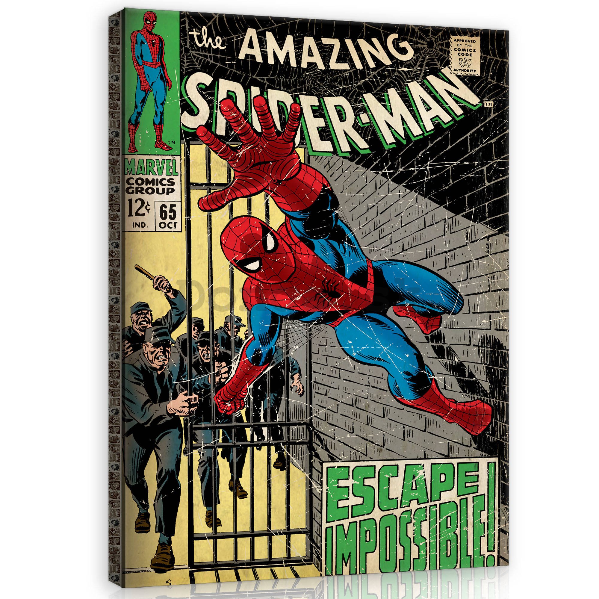 Obraz na plátne: The Amazing Spider-man (Escape Impossible) - 80x60 cm