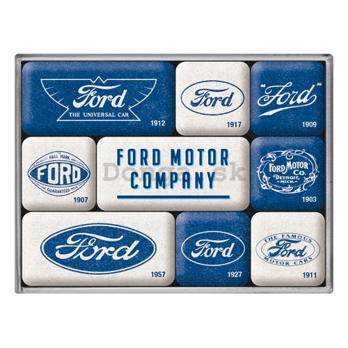 Sada magnetov - Ford Logo Evolution