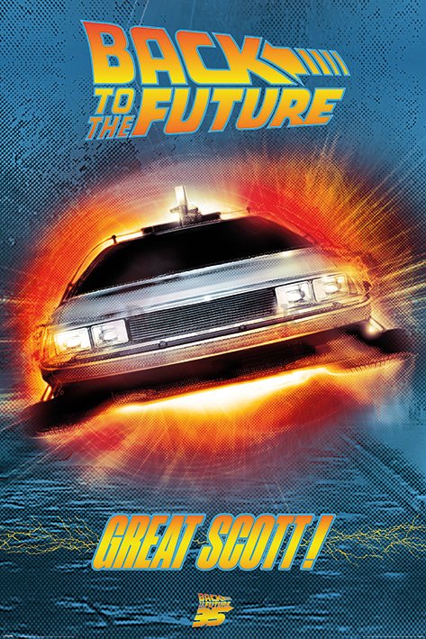 Plagát - Back to the Future (Great Scott!)