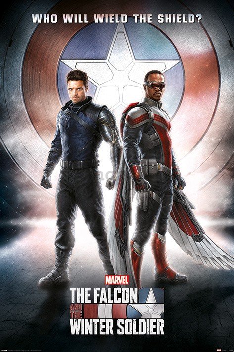 Plagát - The Falcon and the Winter Soldier (Wield The Shield)