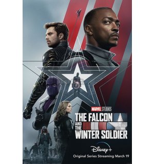 Plagát - The Falcon and the Winter Soldier (Stars and Stripes)