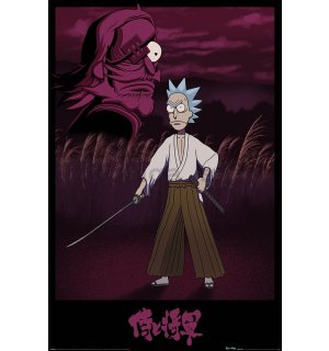 Plagát - Rick and Morty (Samurai Rick)