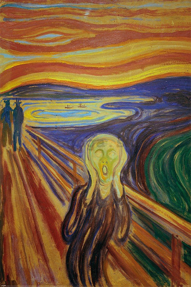 Plagát - Edvard Munch, Výkrik